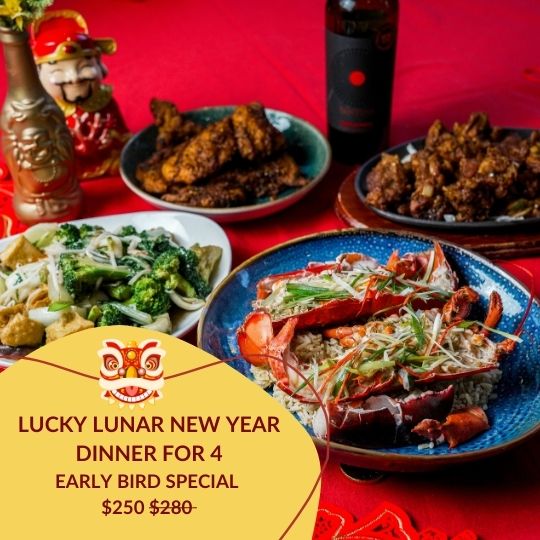 [Reservation Deposit] Lucky Lunar New Year: Dinner for 4